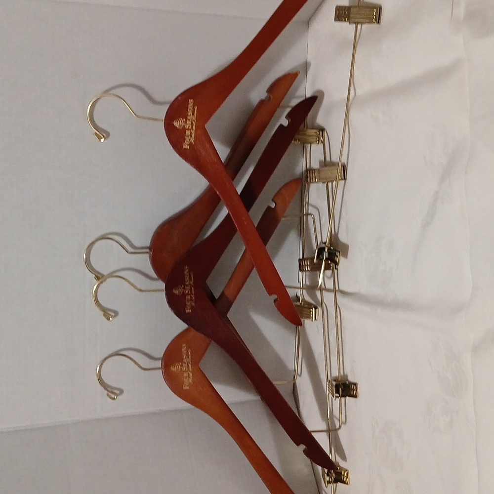 4 Four Seasons Hotel and Resort wood hangers